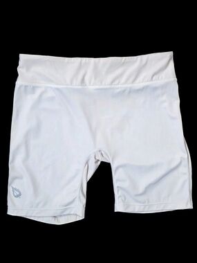Baleaf White High-Rise Women's Bike Shorts
